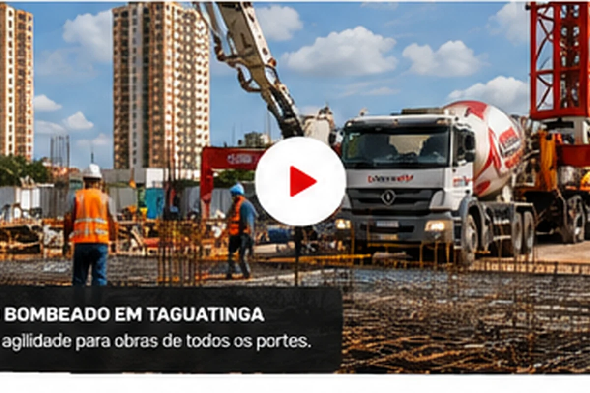 Concreto para laje em Taguatinga